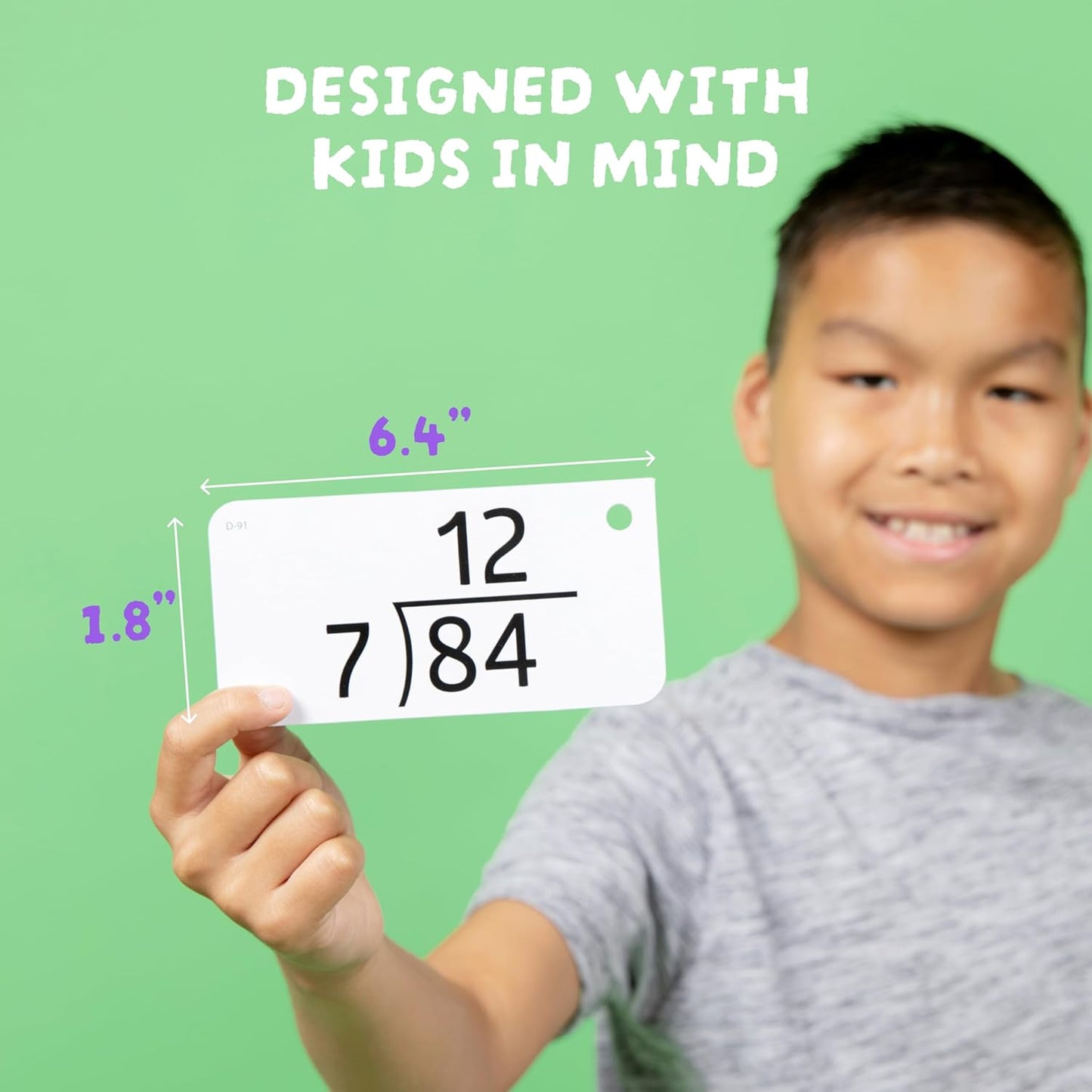 Star Right Education Addition Flash Cards, 0-12 (All Facts, 169 Cards) with 2 Rings - Addition Flashcards