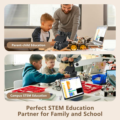 Robotics Kit for Kids Ages 8–12 12-16, ACEBOTT Smart Robot Car Kit with 3MP Camera, STEM Toys for Boys Compatible with Arduino & Scratch,App & Remote Control,STEM Gift for Boys, Girls,Teens and Adults