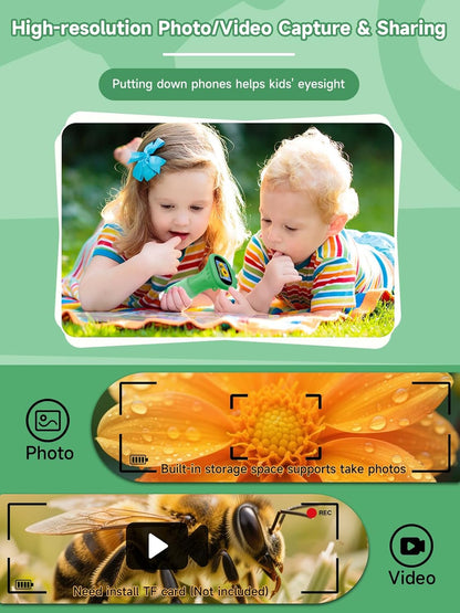 Acoath Microscope for Kids, 1000X Handheld Digital Miniscope with 2.0" Screen, Portable Pocket Microscope Education Toys Birthday Gifts for Age 3 4 5 6 7 8 9 10 Girls Boys