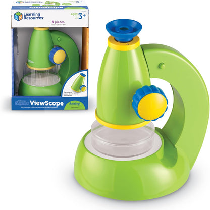 Learning Resources Primary Science Viewscope - 3 Pieces, Ages 3+ Microscope for Kids, Beginner Microscope