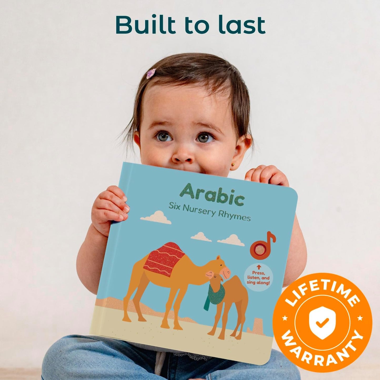 Cali's Books French Nursery Rhymes | New Rechargeable Sound Books | Sound Book for Toddlers 1-3 | Bilingual Books for 1 Year Old | | French Baby Book