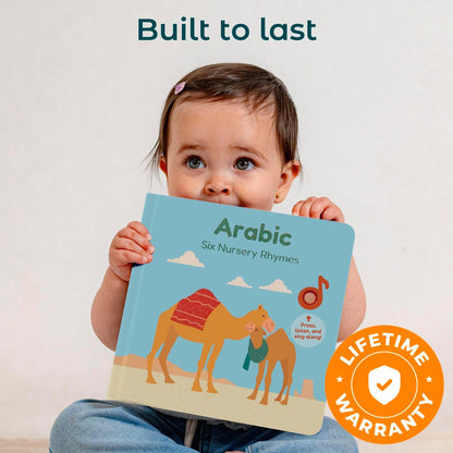 Cali's Books French Nursery Rhymes | New Rechargeable Sound Books | Sound Book for Toddlers 1-3 | Bilingual Books for 1 Year Old | | French Baby Book