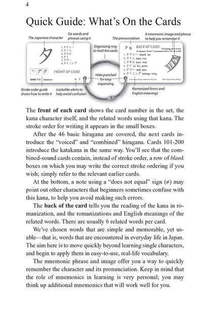 Japanese Hiragana and Katakana Flash Cards Kit: Learn the Two Japanese Alphabets Quickly & Easily with this Japanese Flash Cards Kit (Online Audio Included)