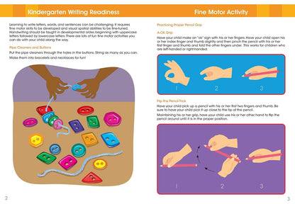 Ready to Learn: Kindergarten Writing Workbook: Word Practice, Writing Topics, Letter Tracing, and More!