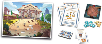Clementoni - Escape Game - Un Voyage À Travers le Temps - Jeu de Société et de Logique Pour Toute la Famille - Énigmes à Résoudre - À partir de 8 Ans - 1 à 6 Joueurs - Français - 52814