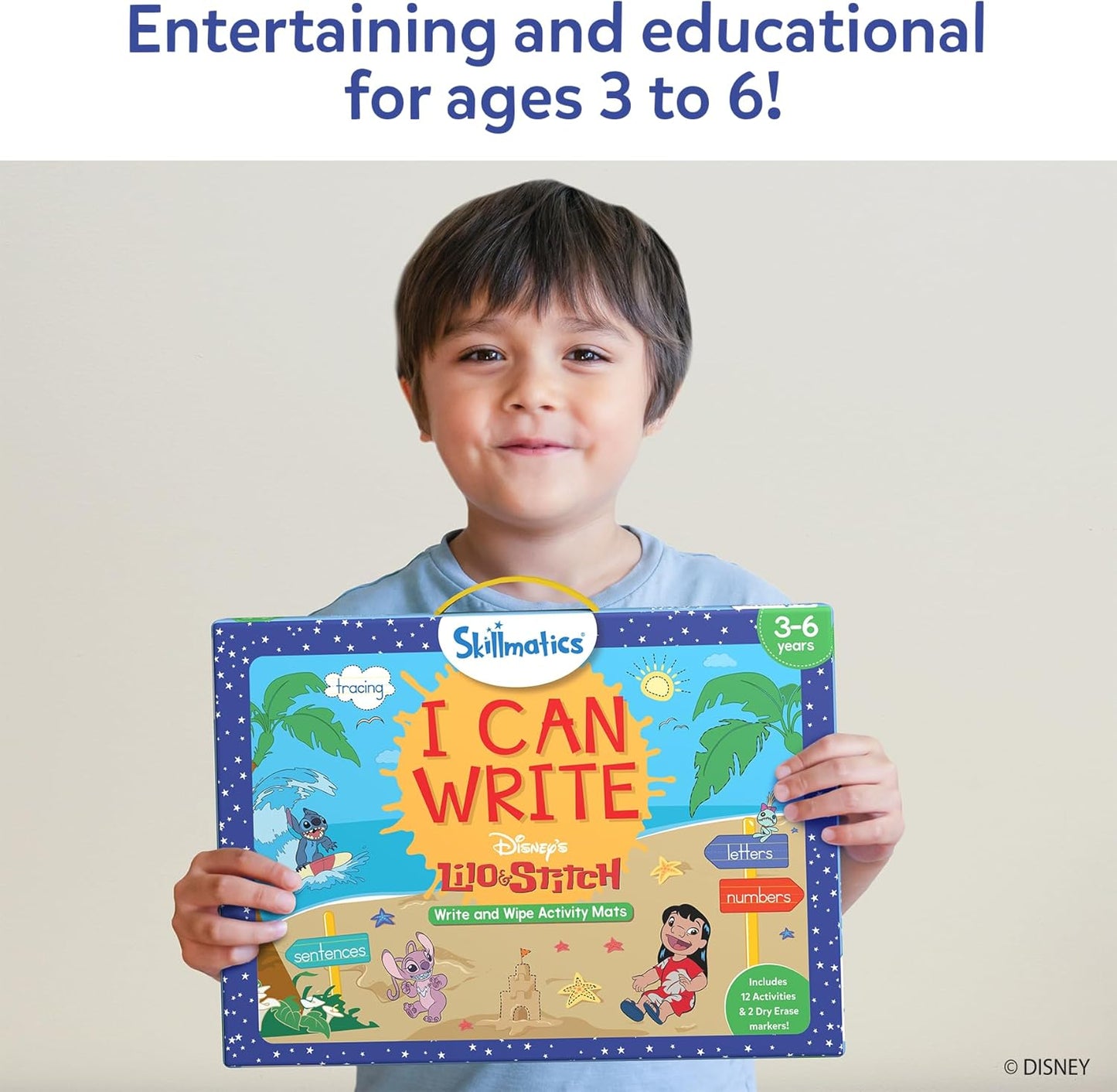 Skillmatics I Can Write PAW Patrol - Reusable Preschool Learning Activities, Educational Toy and Game, Back to School Supplies, Gifts for Students, Kids, Toddlers Ages 3, 4, 5, 6