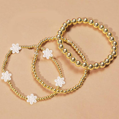 Hpebl 2136PCS Beads for Bracelets Pearl Bracelet Making Kit Friendship Bracelet Kits Bracelet Bead Kits Small Pearl Bead and Gold Beads Beading Kit for Bracelets Jewelry Making Kit