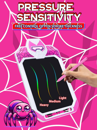LCD Writing Tablet for Kids 10 Inch Bat Hero for Toddler 3 4 5 6 7 8 - Paint, Doodle Board, Drawing Pad - Travel Toys, Road Trip Car Activities, Birthday Christmas Gift Boys & Man