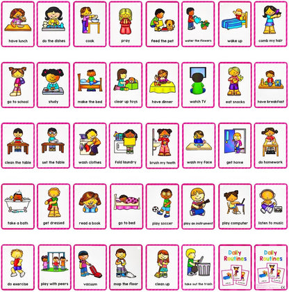 Learning Flashcards Number, 28 Different Number Educational Cards, Social Learning Card for Kids