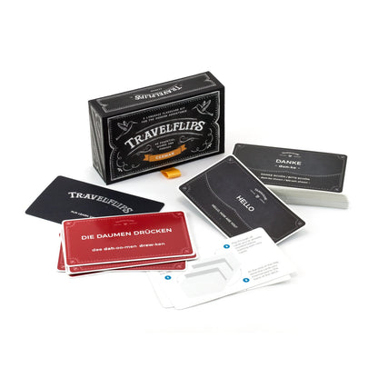 Italian Flash Cards - Learn Italian Language Vocabulary Words and Phrases - Basic Sentences for Beginners - Gift for Travelers, Kids, and Adults - Language Cards by Travelflips