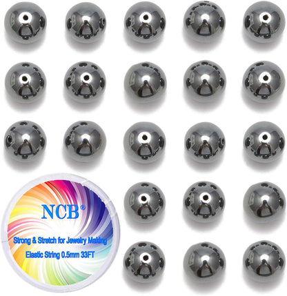 NCB 100pcs Original Natural Stone Beads Gemstone Round Loose Beads 6mm 8mm 10mm (Blue Aventurine, 6mm 100Beads) - Colors A