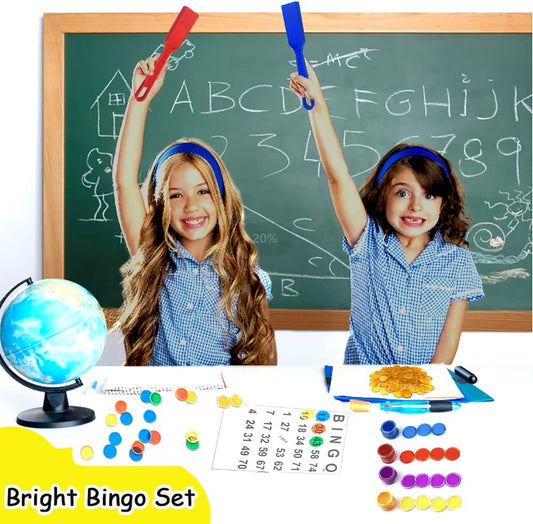 Magnetic Bingo Wands 7.5" with Magnet Bar Science Educational Supplies 6 Colors Collect Tool for Paper Clips, Nails, Screws, Pins, Sewing Needles and Studs