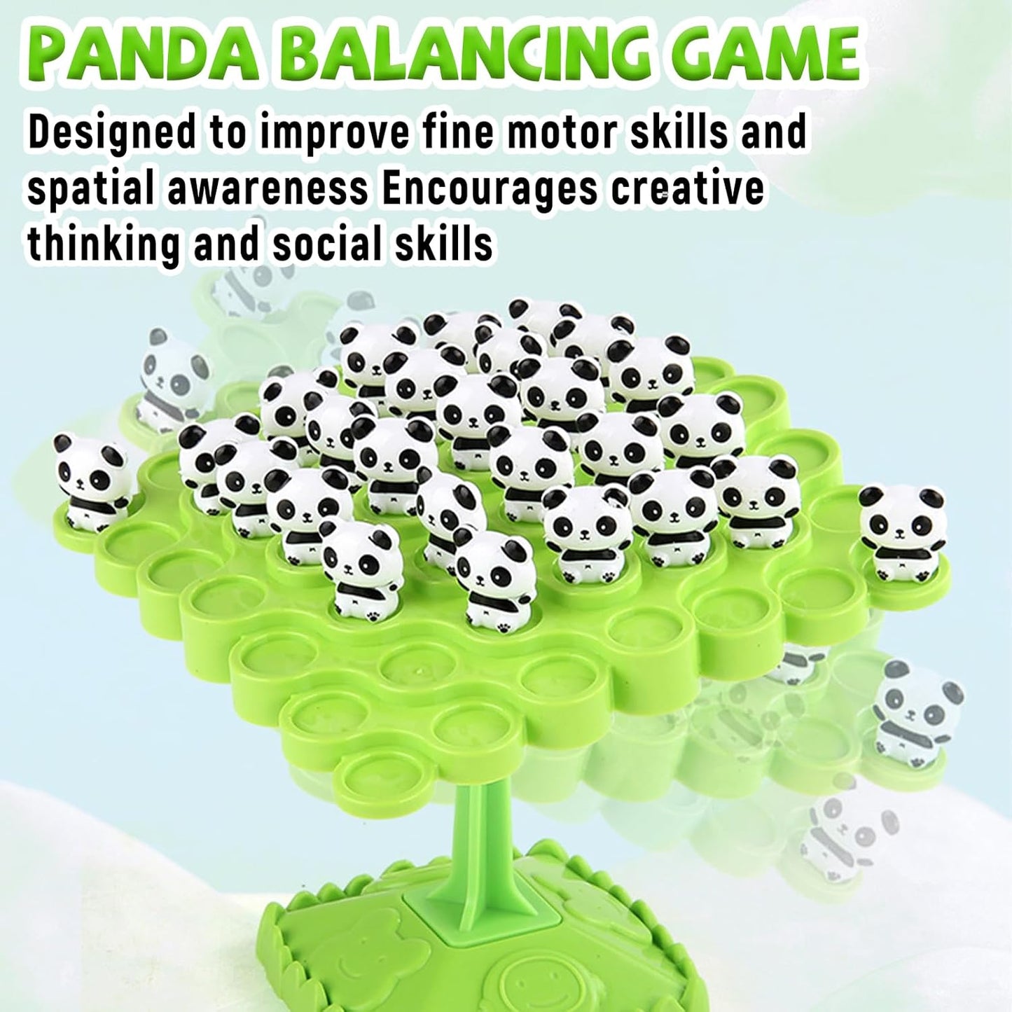 kykake Frog Balance Game Toys,Balance Game Tree Two-Player Parent-Child Interactive Family Tabletop Puzzle Montessori Toy,Frogs Board for Kids and Adults (Frog)