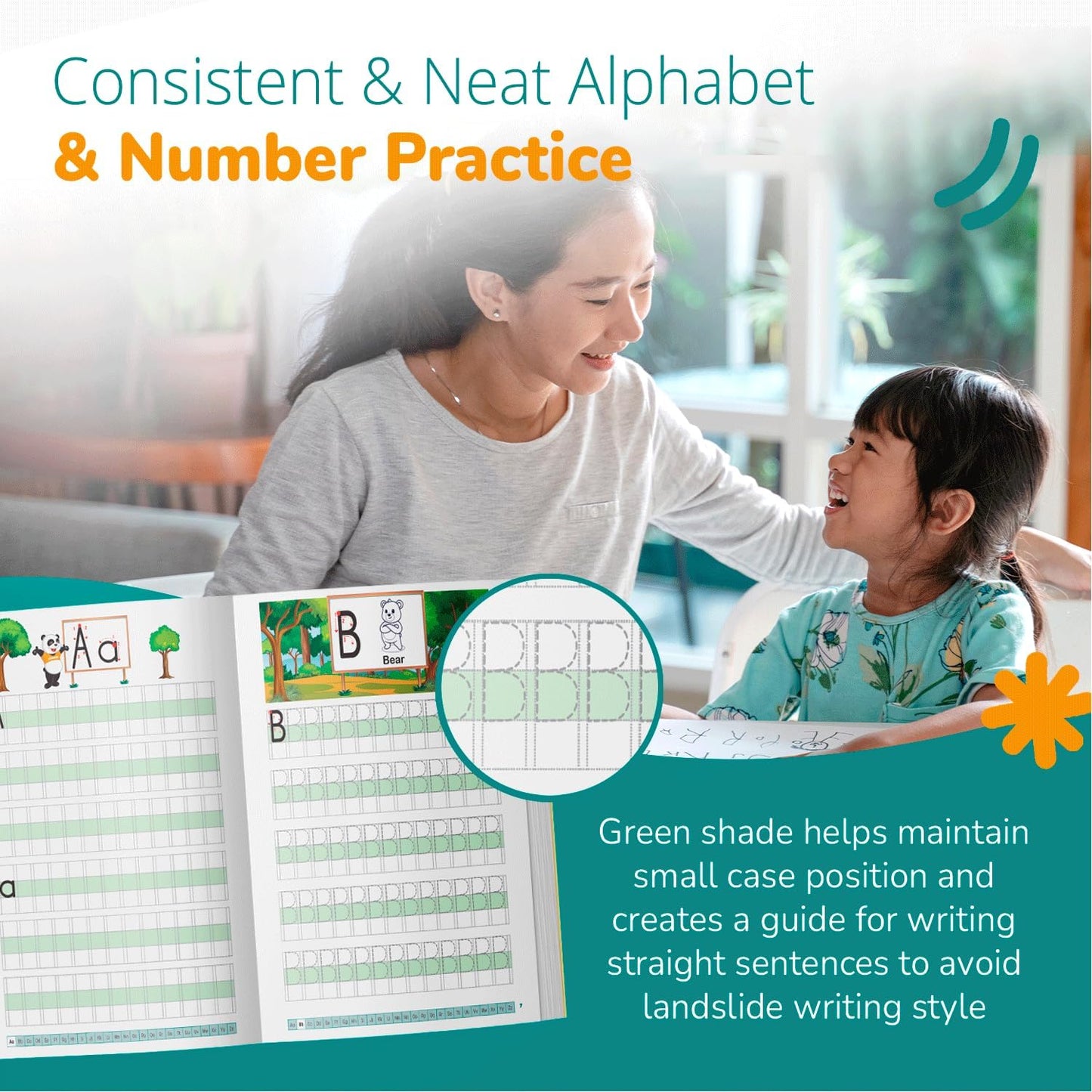 Dry Erase Number & Alphabet Flashcards for Kids Ages 3-5, 10 Numbers & 26 Visual ABC Flash Cards, Homeschool Learning Supplies, Summer School & After School Teaching Supplies for Handwriting Practice