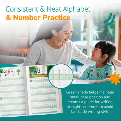 Dry Erase Number & Alphabet Flashcards for Kids Ages 3-5, 10 Numbers & 26 Visual ABC Flash Cards, Homeschool Learning Supplies, Summer School & After School Teaching Supplies for Handwriting Practice