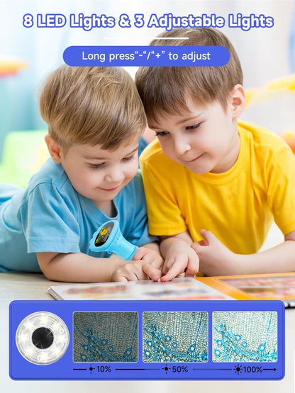 Acoath Microscope for Kids, 1000X Handheld Digital Miniscope with 2.0" Screen, Portable Pocket Microscope Education Toys Birthday Gifts for Age 3 4 5 6 7 8 9 10 Girls Boys