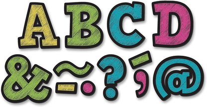 Teacher Created Resources Chalkboard Brights 2" Bold Block Magnetic Letters (TCR77190)