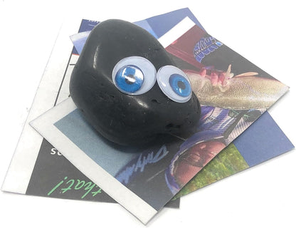 Rock Pet Adoption Kit Funny Novelty Gag Gift (Green Eyes)