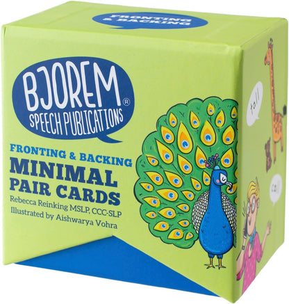 Bjorem Speech Minimal Pairs Stopping: Speech Therapy Cards for Children - Improve Articulation and Phonemic Awareness | Educational Materials | Speech Materials