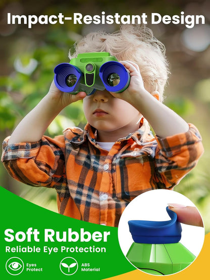 Acoath Binoculars for Kids with Night Vision Camera, Kids Telescope, 10X Optical Zoom, Magic Adventures Telescope Toys Gifts for Age 3, 4, 5, 6, 7, 8, 9, 10+ Years Old Boys Girls