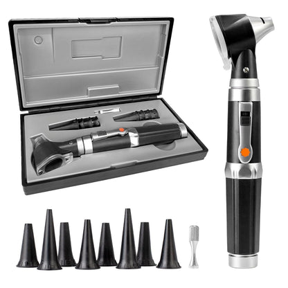 Scian Otoscope - Ear Scope with Light, Ear Infection Detector and Pocket Ear Checker Kit with 3X Magnify Lens, Suitable for Kids, Adults, Doctors, Pets(Pink)