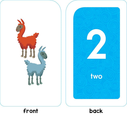 School Zone Numbers 0-25 Flash Cards: Toddler, Preschool, Kindergarten, Learn Math, Addition, Subtraction, Numerical Order, Counting, Problem Solving, Ages 4+, Packaging May Vary