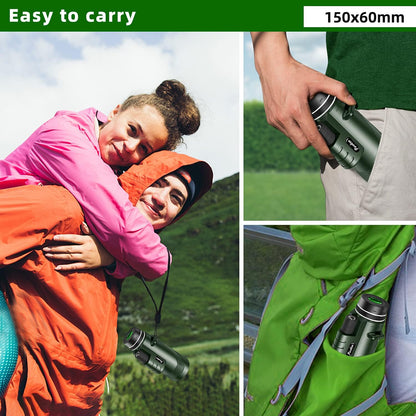Pankoo 40X60 Monocular Telescope with Smartphone Holder & Tripod, 2025 Power Prism Compact Monoculars for Adults Kids, HD Monocular Scope for Bird Watching Hiking Concert Travelling