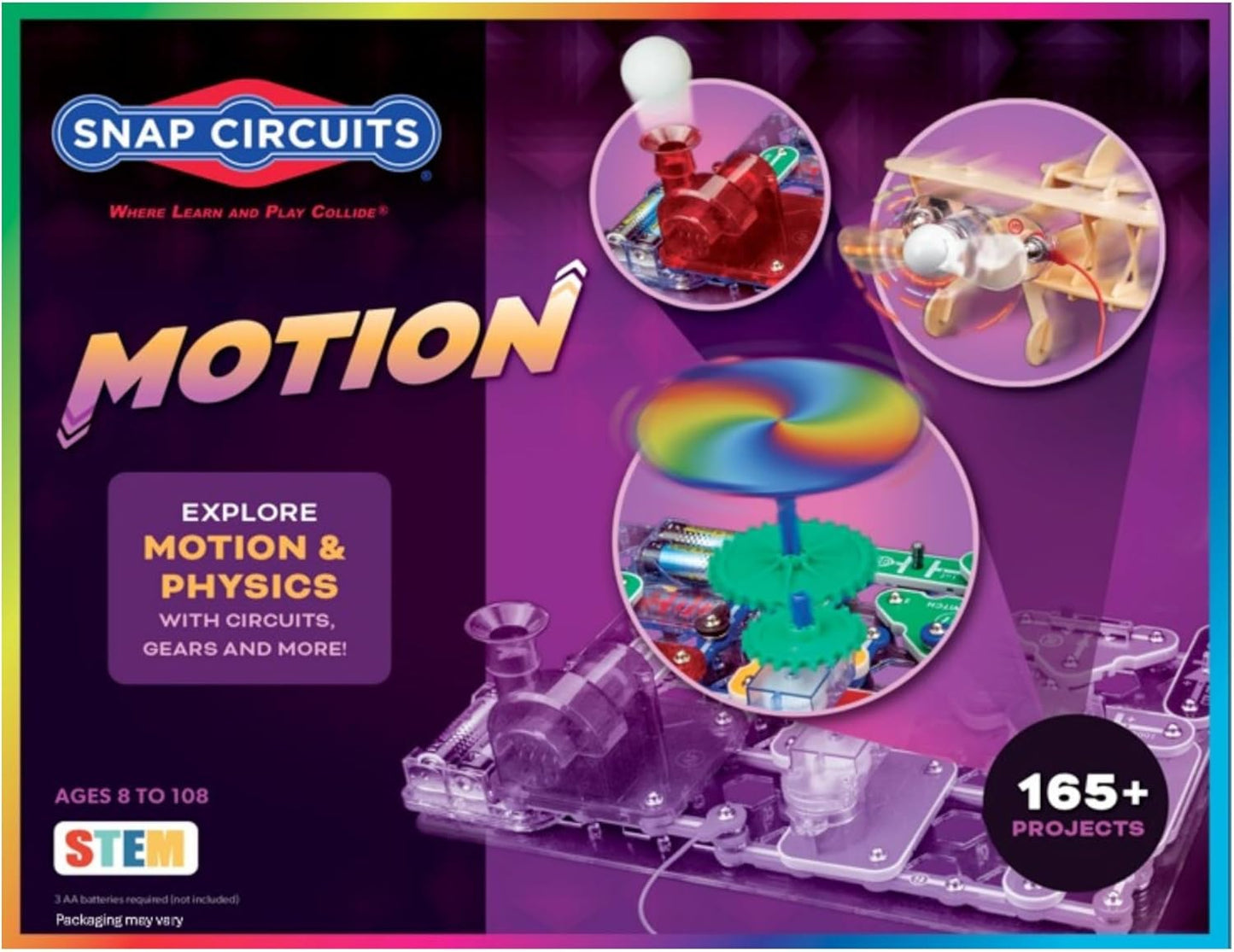 Snap Circuits “Arcade”, Electronics Exploration Kit, Stem Activities for Ages 8+, Full Color Project Manual (SCA-200)