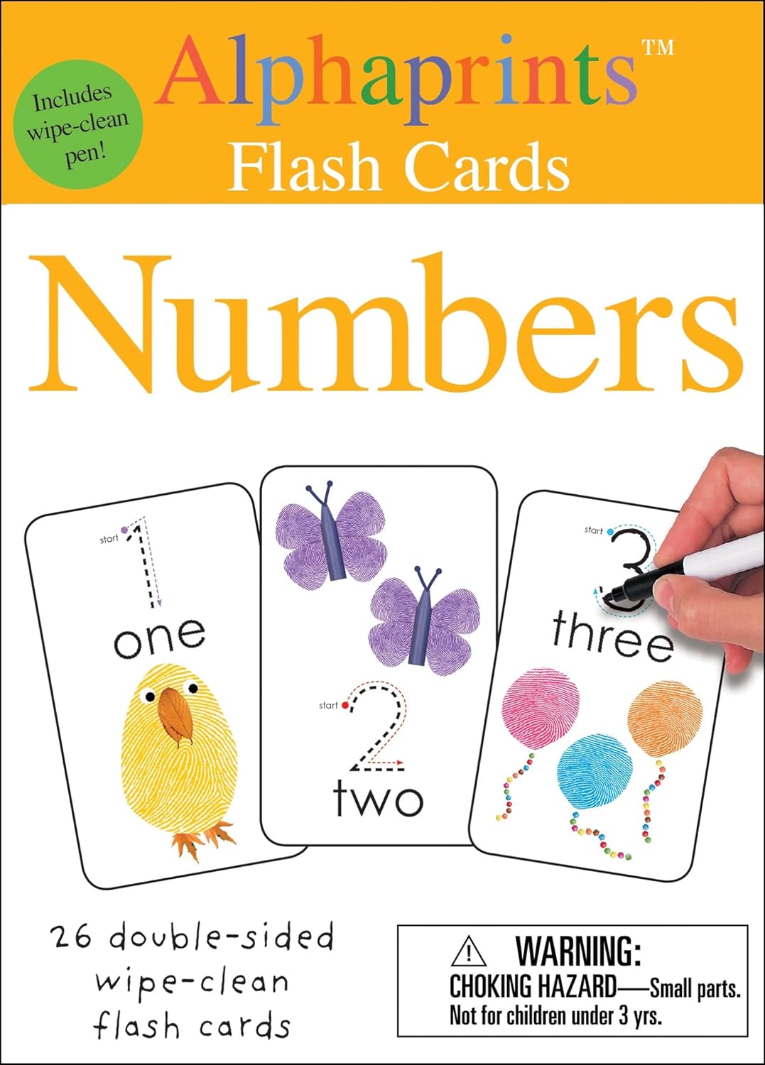 Alphaprints: Wipe Clean Flash Cards Numbers (Wipe Clean Activity Flash Cards)