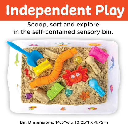 Creativity for Kids Sensory Bin: Dinosaur Dig - Toddler Sensory Toys, Sensory Bin Filler and Toddler Activities for Boys and Girls, Dinosaur Toys for Kids Ages 3-5+