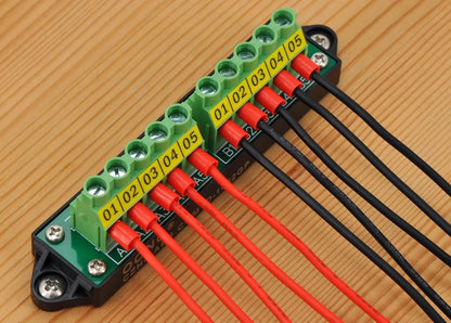 30Amp 300V 1x10 Position Terminal Block Distribution Module. OONO D-1661GP