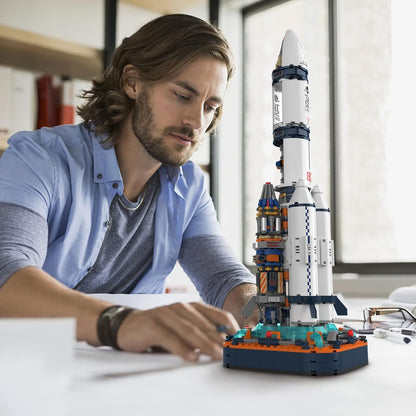 JMBricklayer Space Telescope Building Sets for Adults, Cool Space Planet Building Toys with Lights 70009, Space Exploration Telescope Model Kits for Adult, Ideal Gift for Space Lovers, Kid 14+(995PCS)