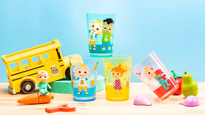 Zak Designs 14.5oz Disney Frozen 2 Nesting Tumbler Set Includes Durable Plastic Cups, Fun Drinkware is Perfect for Kids, 4pk (14.5oz, Anna & Elsa & Olaf)