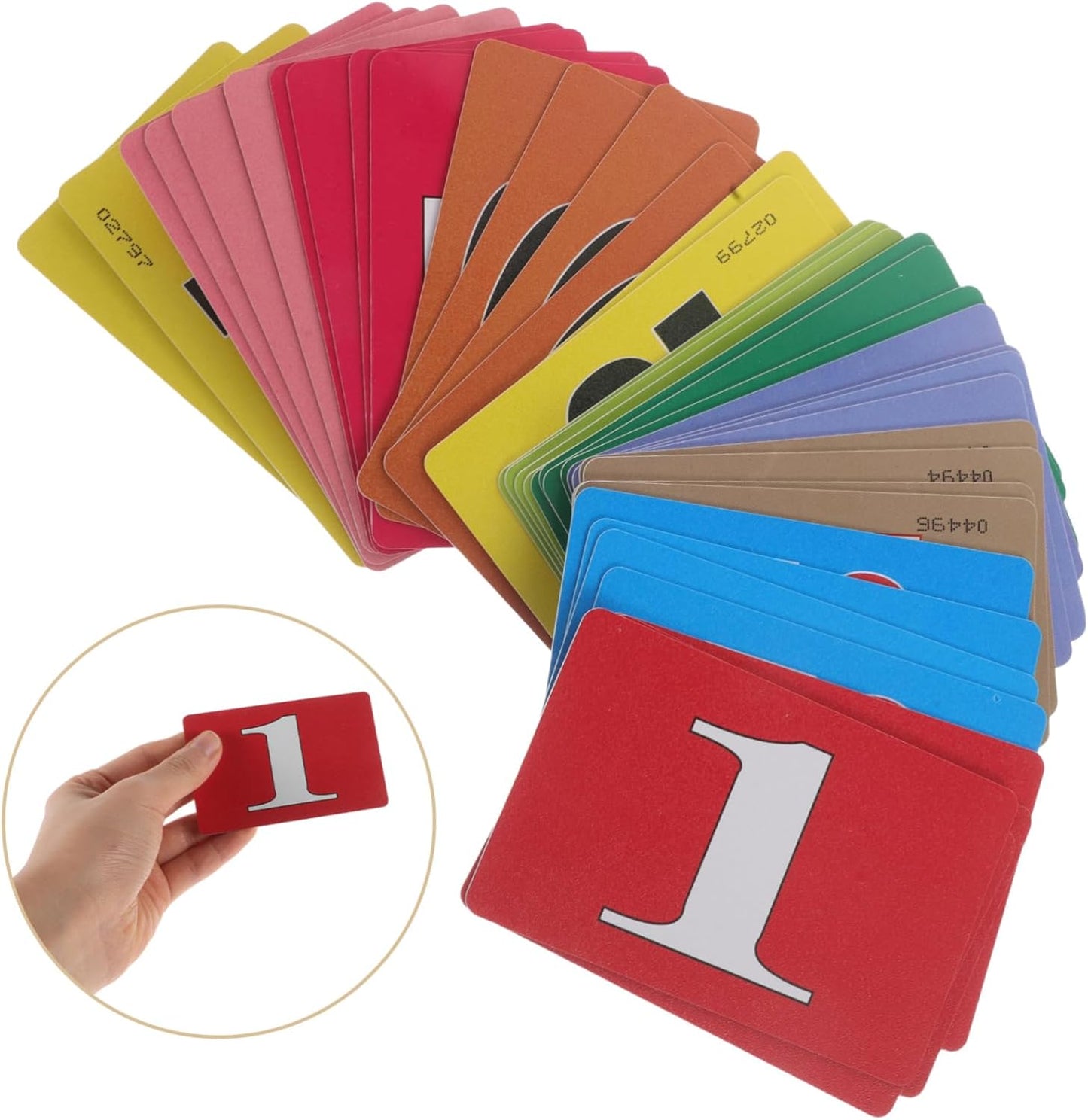 KICHOUSE 40pcs Game Scorekeeping Plaque Plastic Counting Chips Math Counters for Classroom Party Learning