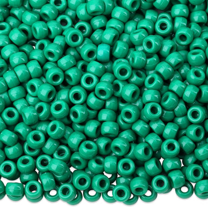 1000Pcs Valentine's Day Pony Beads Pink Red White Bracelets Crafts 6x9mm Bulk Plastic Pony Valentine Beads for Jewelry Making Party Party DIY Crafts Necklace Keychain Romantic Accessories