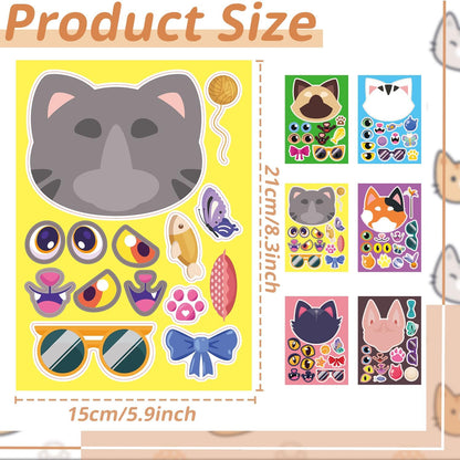 24-Sheet Make Your Own Science Sticker Kit | Microscope, DNA & Scientist Designs - Reusable Educational Decor for Classrooms & Kids Rooms
