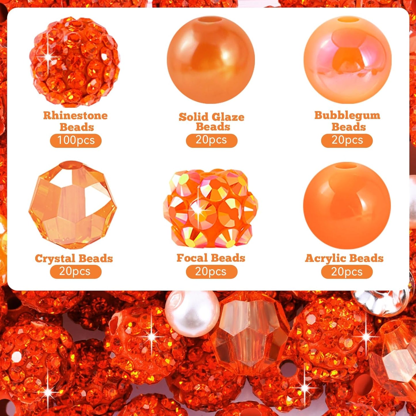300 Pcs Diamonds Beads for Jewelry Making, Included 10 mm Red Rhinestone Beads for Bracelets, Bubblegum Bead for Pen Making, Pearl and Spacer Bead for Bracelet Necklace Earring Crafting
