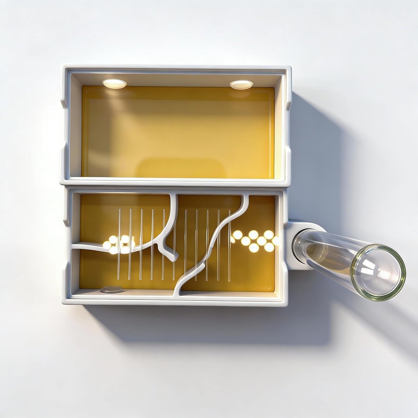 Ant Farm Kit Formicarium & Science Habitat – 3D Printed Nest Natural Sand & Dual Moisturizing System – Educational Observation for Beginners & Adults (Concept Labyrinth)