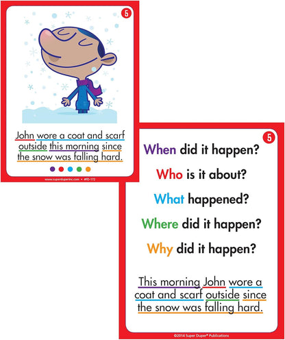 Super Duper Publications | Sentence Remix Fun Deck Reading Comprehension Flash Cards | Educational Learning Resource for Children