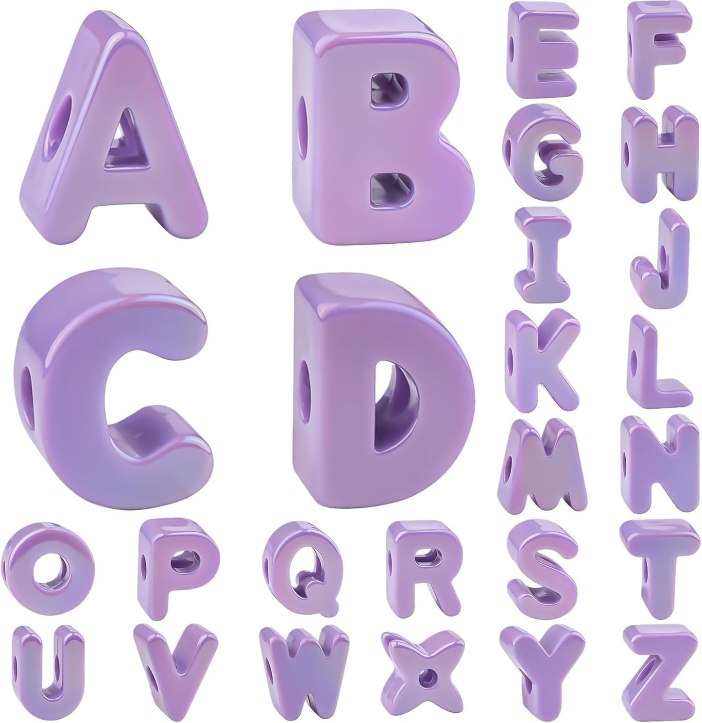 DoDoBeads 1270 Pcs Letter Beads Kit, White and Colorful Square Acrylic Alphabet Beads with Extra Vowels, Numbers & Spacers, Perfect for Friendship Bracelets