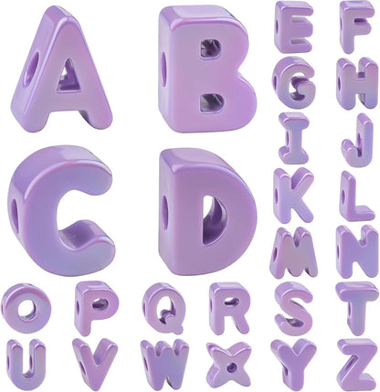 DoDoBeads 1270 Pcs Letter Beads Kit, White and Colorful Square Acrylic Alphabet Beads with Extra Vowels, Numbers & Spacers, Perfect for Friendship Bracelets