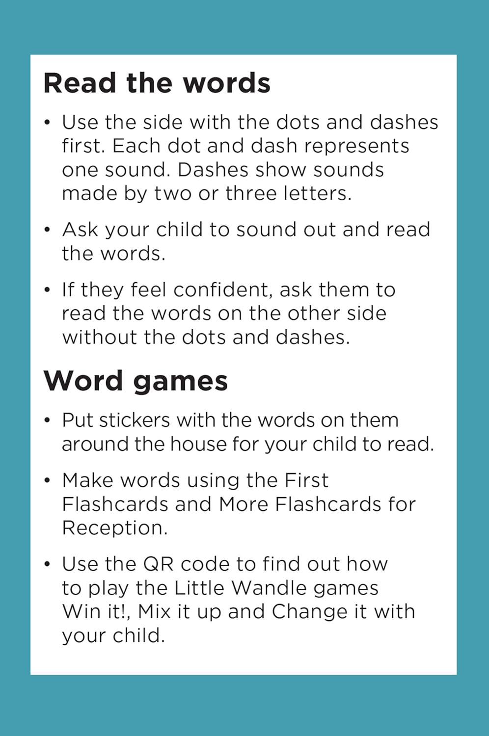 Little Wandle at Home More Phonics Flashcards for Reception