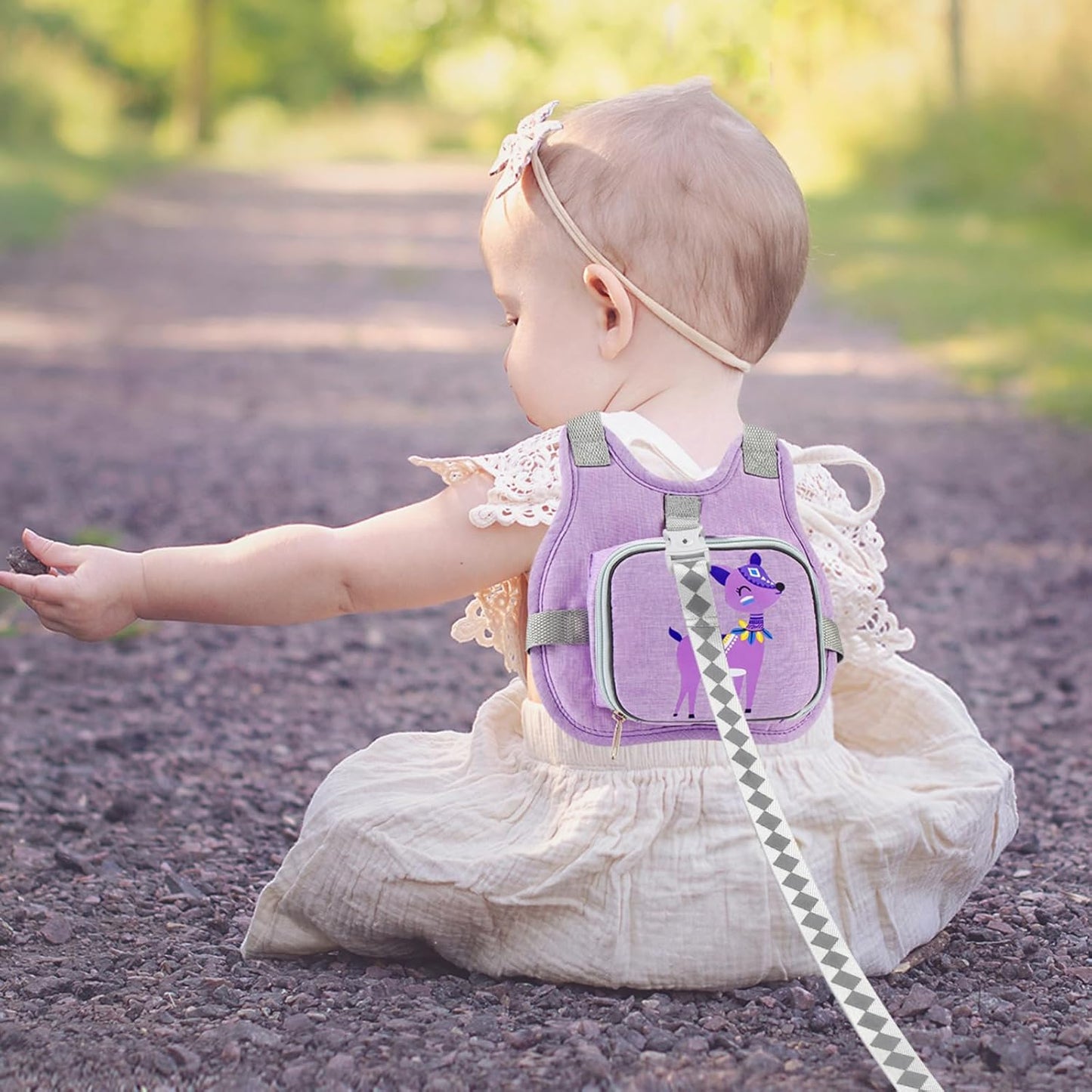 Accmor Toddler Harness Leash + Reflective Anti Lost Wrist Link, Cute Car Kids Back Pack with Hand Strap Collapsible Child Walking Restraint Belt Tether Hold Baby Boys Close for Outdoor Travel