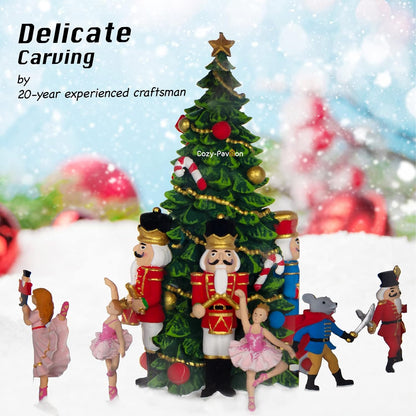 Musical Christmas Snow Globes Lantern, 7.87" Lighted Electric Snowglobes with 8 Holiday Songs 6H Timer Dual Power, Snowman Christmas Ornaments Snow Globe for Kids Adults Xmas Decor Gifts for Men Women