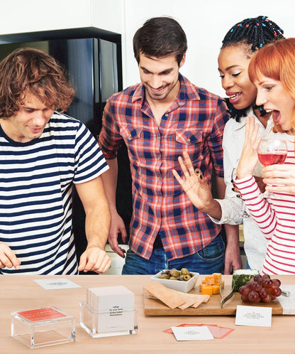 TableTopics - The Original Conversation Starter Cards - 135 Questions to Break the Ice & Build Connection with Friends, Acquaintances, & Coworkers - at Meetings, Parties, & at Home