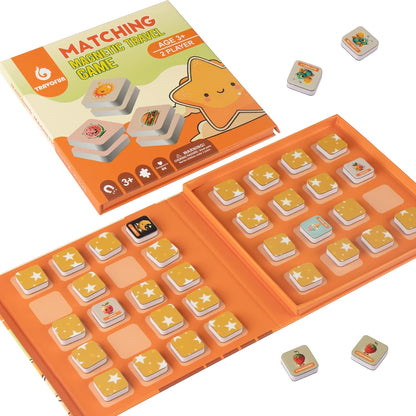 TRAVOFUN Magnetic Fishing Game Book - Travel Toys for Toddlers 3-5 - Car Road Trip Essentials & Airplane Activities for Kids - Montessori Learning Gift with 2 Poles & 27 Ocean Fish (Quiet & Portable)