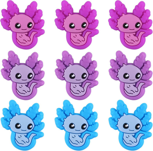 10Pcs Animal Silicone Beads for Keychain Making Cute Puppy Focal Beads for Pens Dalmatian Dog Animal Focals for Bracelets Necklace Earrings Jewelry Making