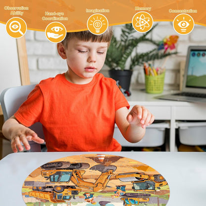 Floor Puzzles for Kids Ages 4-6 70 Piece Glow in The Dark Solar System Puzzles 3-5 Space Planets Toys Large Jigsaw Puzzle Learning Educational Toy Birthday Gift for Boys Girls Ages 6-8