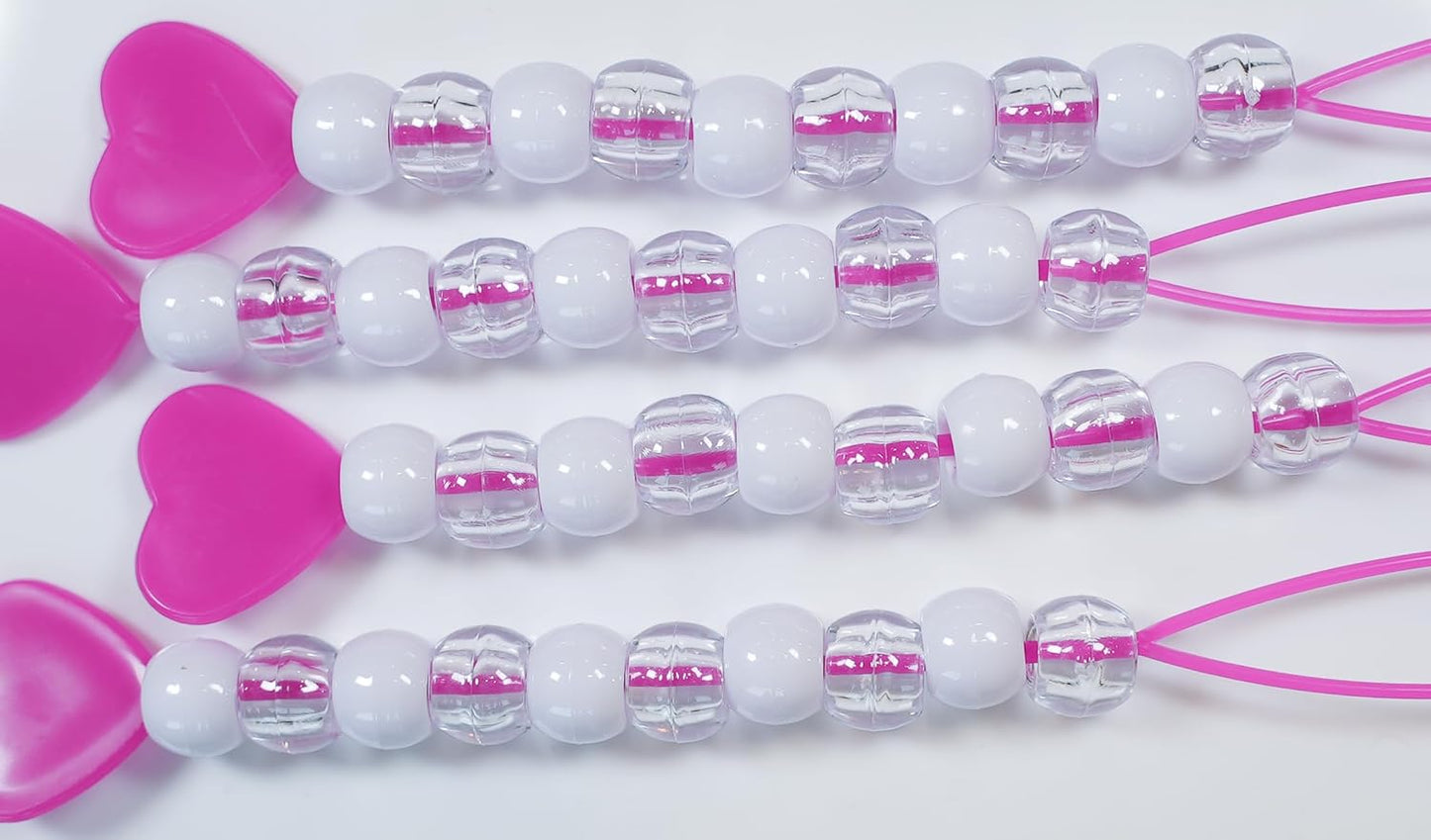 BeadBox: Sustainable Hair Beads for Kids, Reusable Organizer Storage Solution | 160 Hair Beads for Kids | Automatic Hair Bead Threader (Candy)