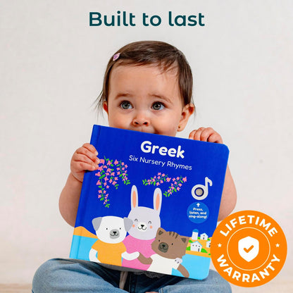 Cali's Books French Nursery Rhymes | New Rechargeable Sound Books | Sound Book for Toddlers 1-3 | Bilingual Books for 1 Year Old | | French Baby Book